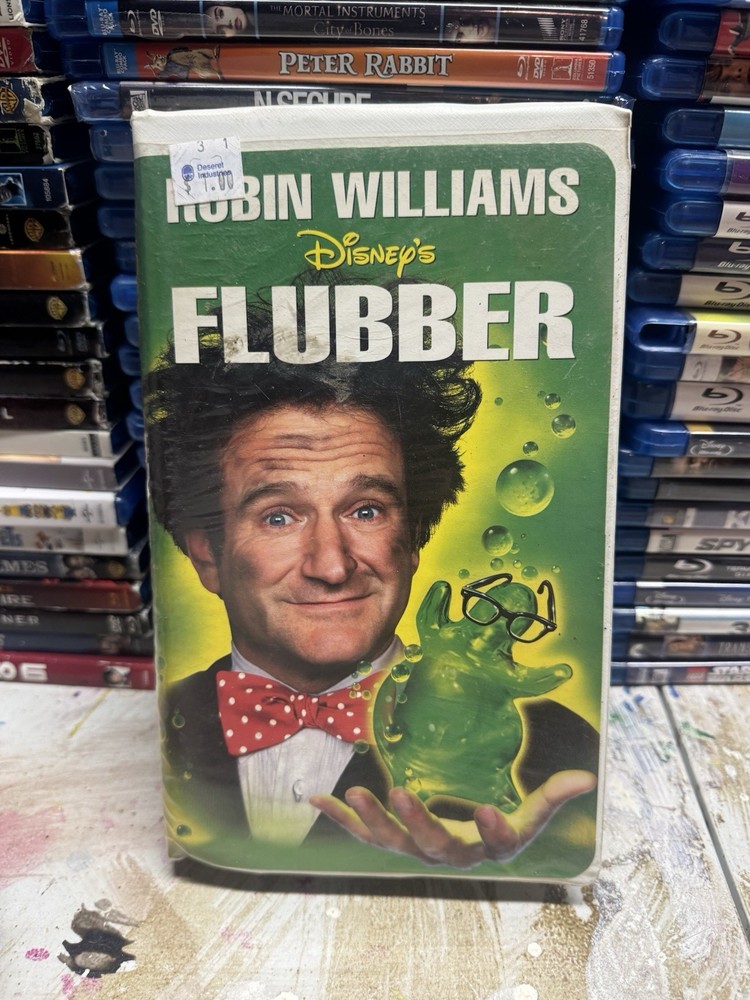 Flubber (VHS, 1998) Clamshell Disney Robin Williams