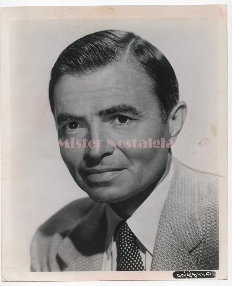 Vintage Photo 1957 James Mason 20th Century Fox Studio portait