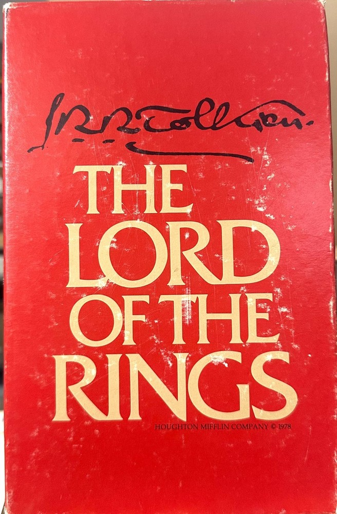 The Lord of the Rings Box Set by J.R.R. Tolkien – 1978 Houghton Mifflin HC
