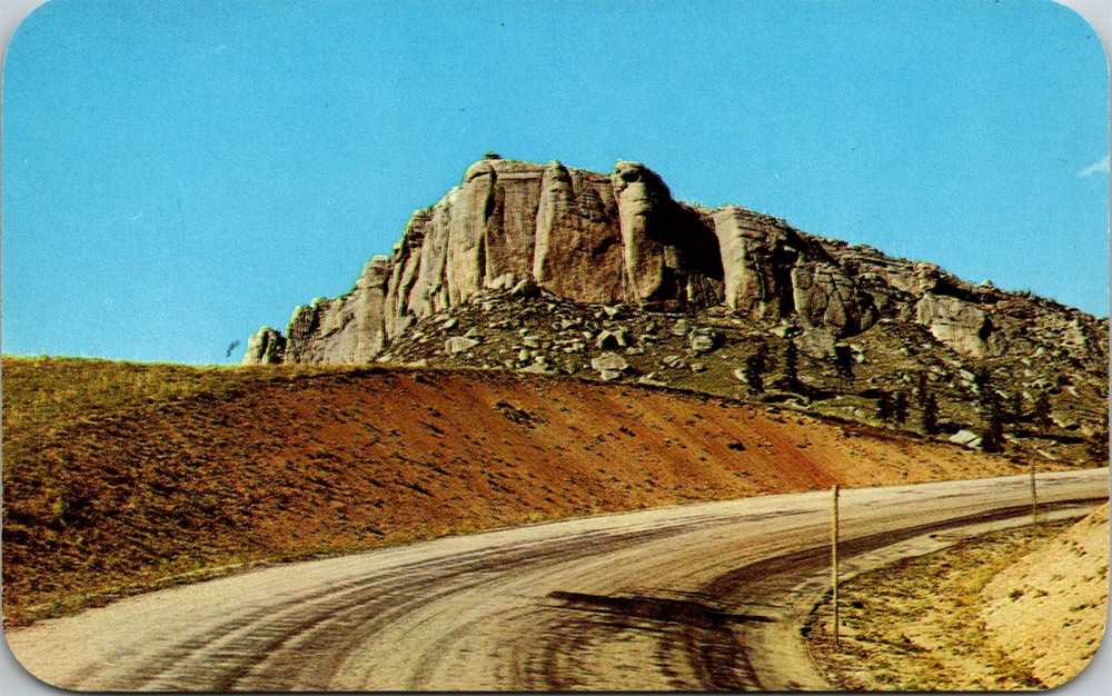 Steamboat Point, Big Horn Mountains, Wyoming Vintage Postcard