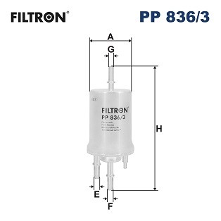 PP 836/3 FILTRON Fuel Filter for AUDI,SEAT,SKODA,VW