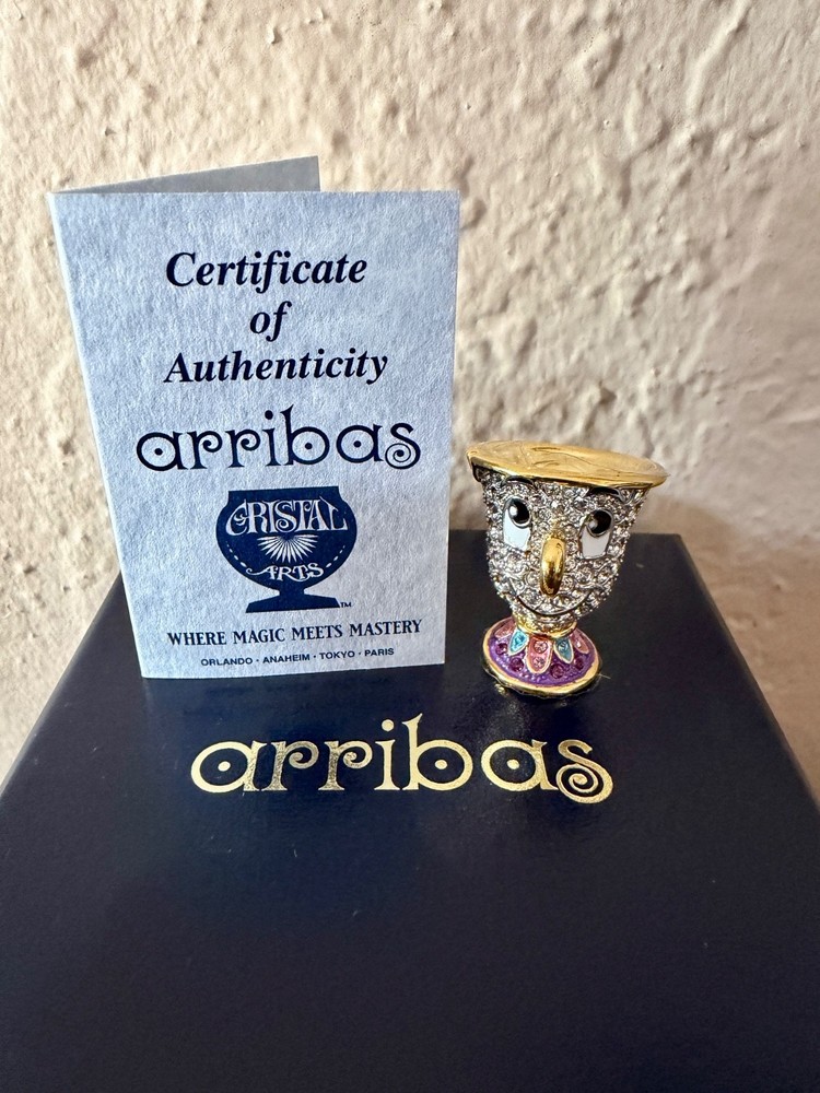 Disney Arribas Brothers Jeweled Swarovski Figurine CHIP Limited Edition