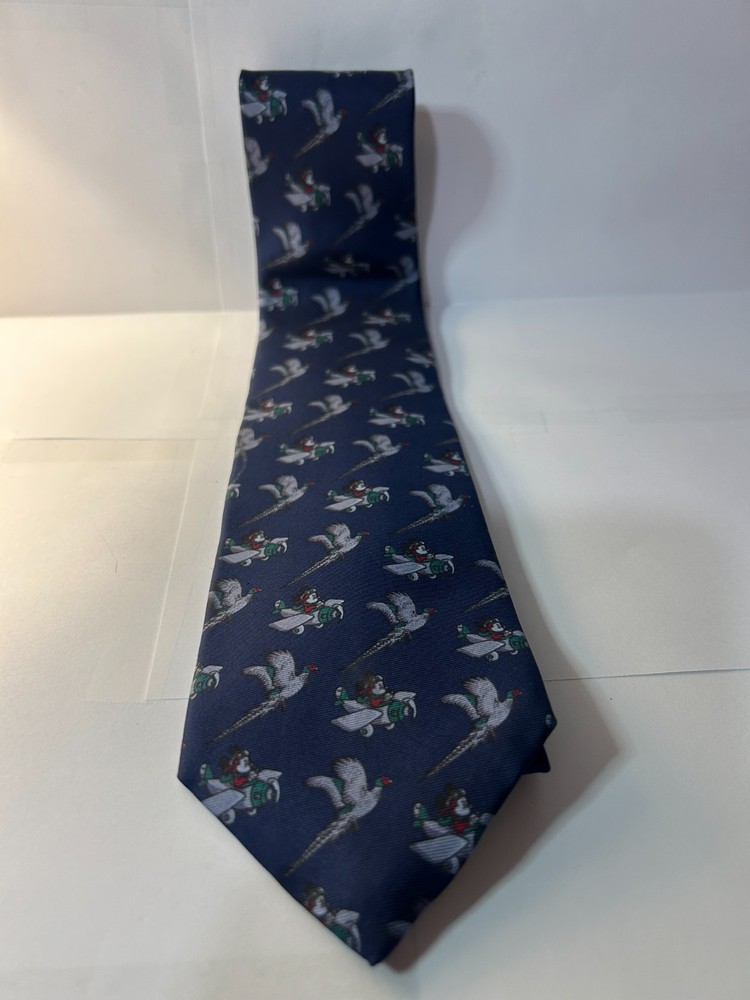 Balancine Presents The Tie Works Disney Mickey Mouse Necktie ~Navy Blue USA Made