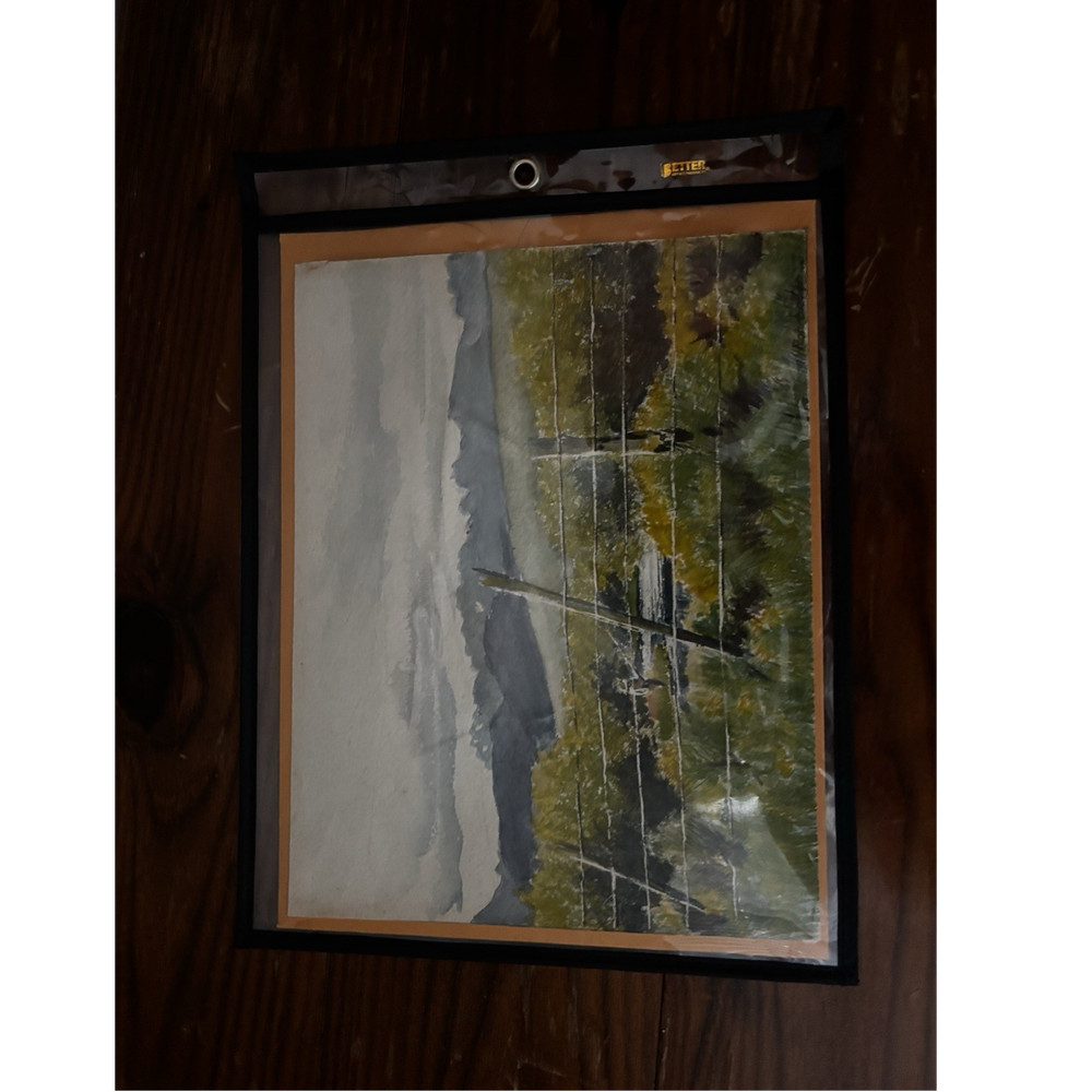 Watercolor : Wyoming Fly Fishing