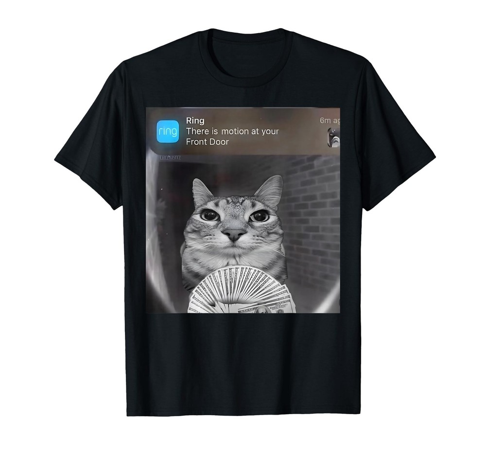 Ring Cat with Motion Meme T-Shirt