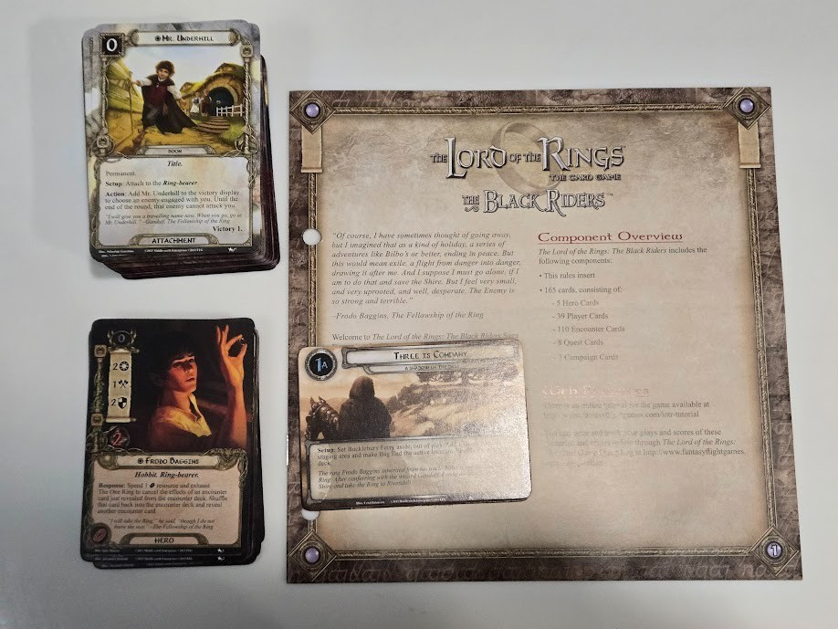 The Lord of the Rings The Card Game The Black Riders Expansion