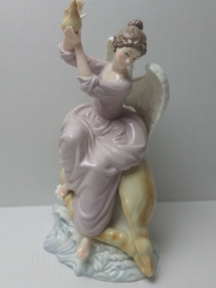 GRANDEUR NOEL PORCELAIN ANGEL NL0248 COLLECTOR'S EDITION 2002 APPROX. 12