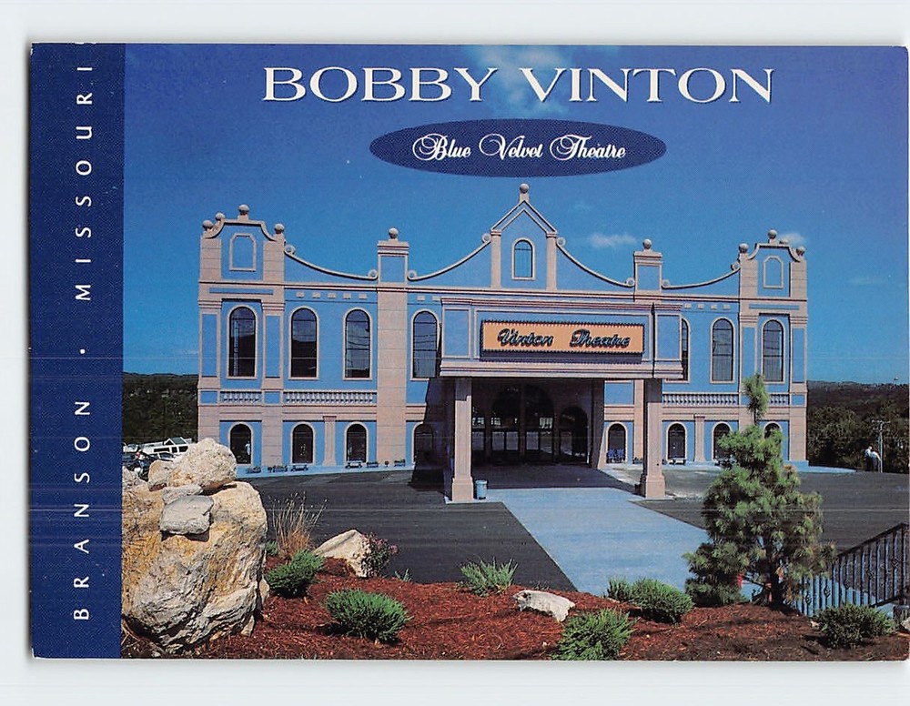 Postcard Bobby Vinton Blue Velvet Theatre Branson Missouri USA