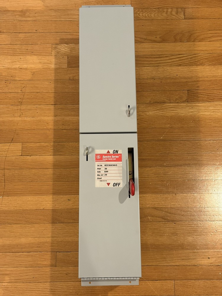 GE ADS36030HS Single Spectra Panelboard Switch 30 Amp - 3 Pole - 600 Volt