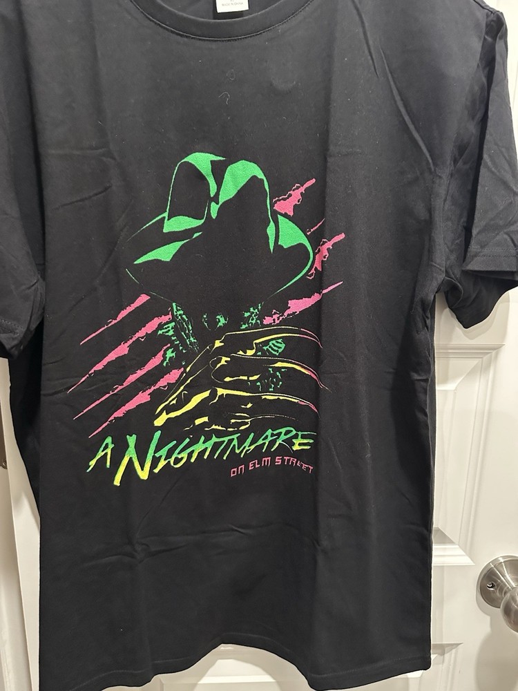 nightmare on elm street tshirt size large