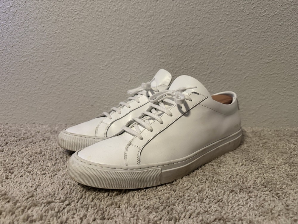 Common Projects Men's Achilles Sneaker Shoes - White Size EU 44/US 11-image
