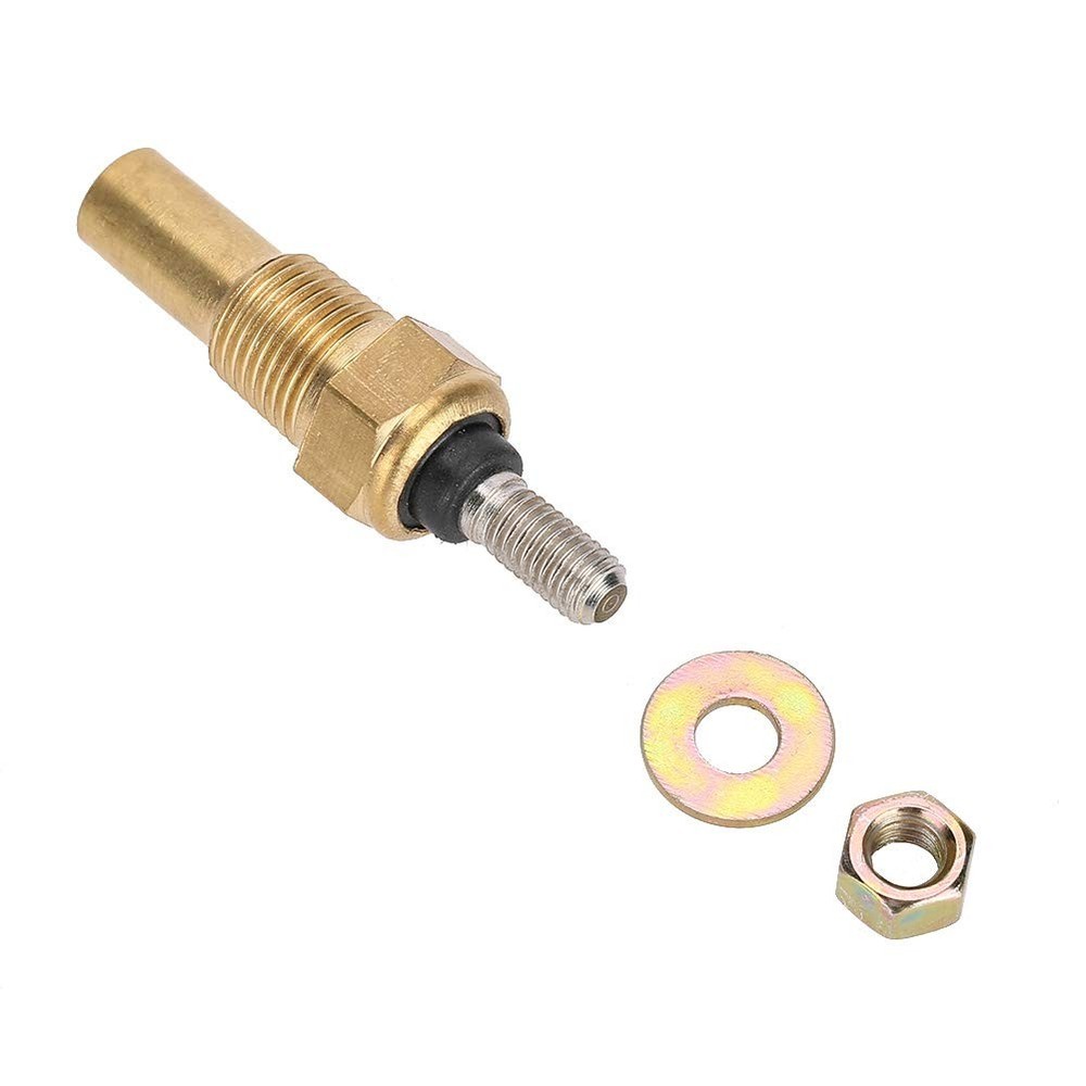 Universal Brass Electrical Sender, Coolant Temperature Sensor, Water Temp