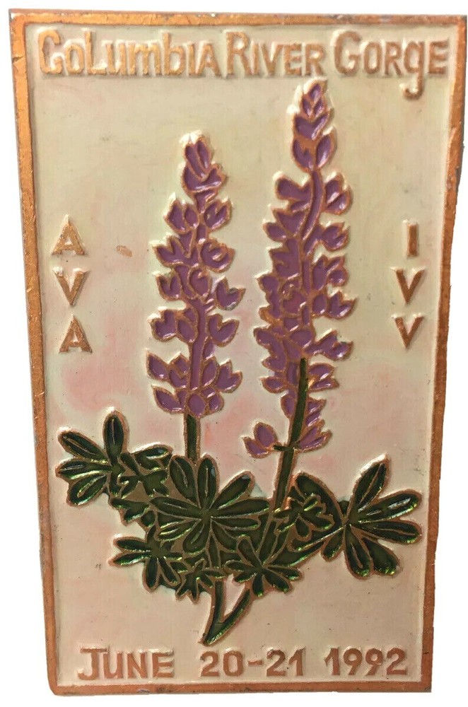 Columbia River Gorge 1992 IVV Flower Festival Oregon SCL-1 Pin  