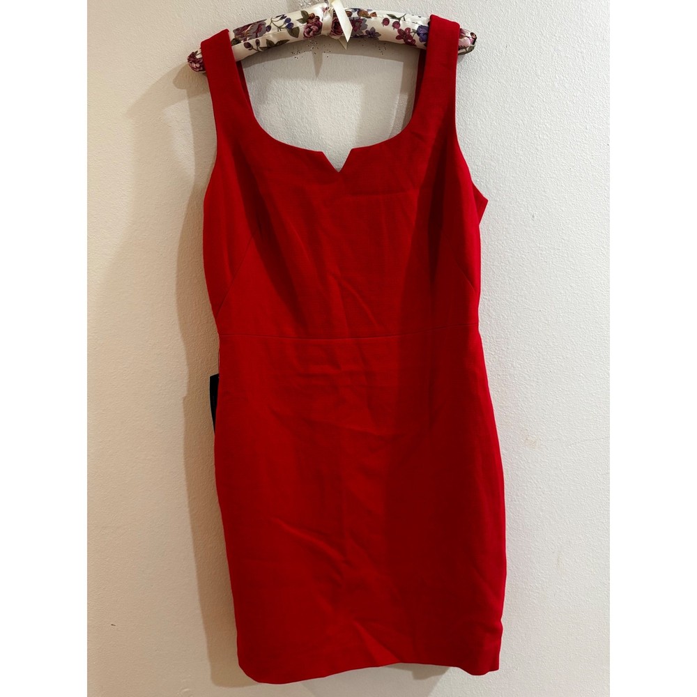 The Limited Red Sleeveless Sheath Dress Size 10 Business Career Party