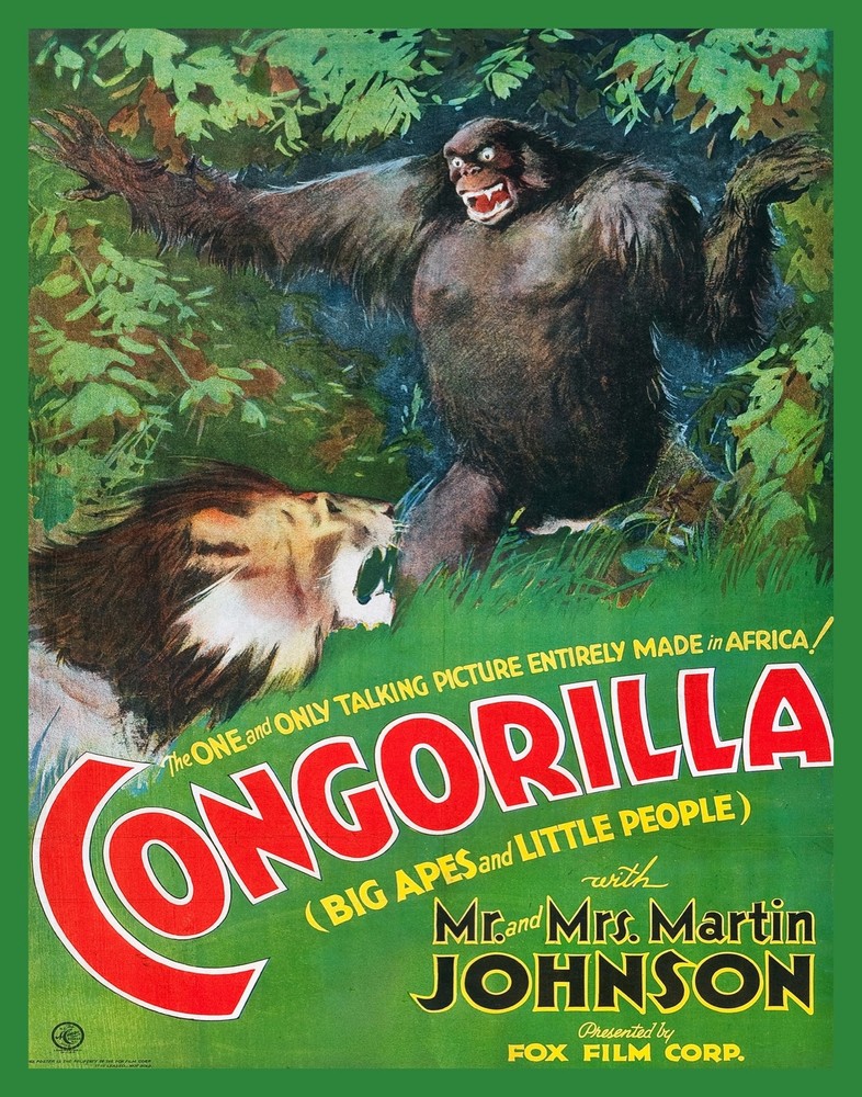 Decoration Poster.Home room art.Interior design.Congorilla.King Kong movie.7414