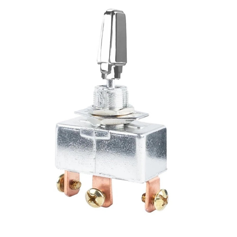 Heavy Duty Toggle Switch 3 Way DC12V 50A Self-Locking ON/Off/ON 3 Position