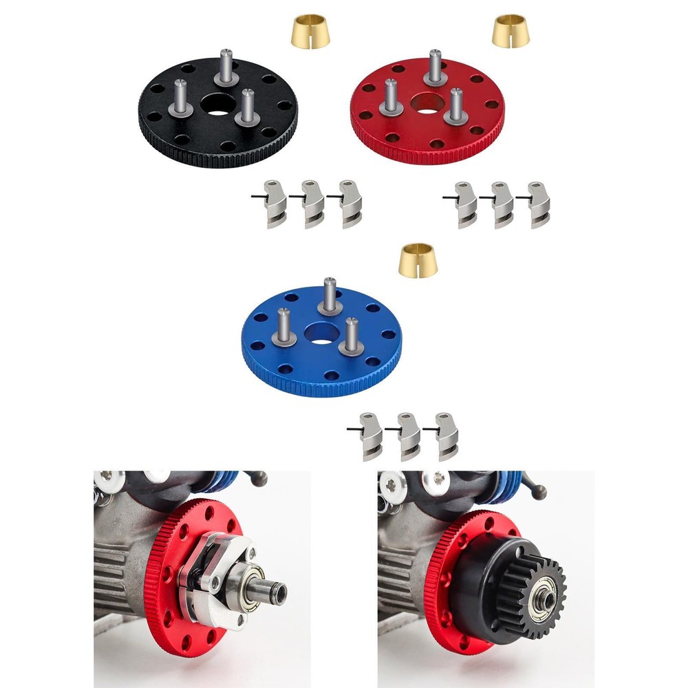 Clutch Kit with Flywheel,Clutch Flywheel Kit,1:10 Clutch Flywheel Set,RC Car