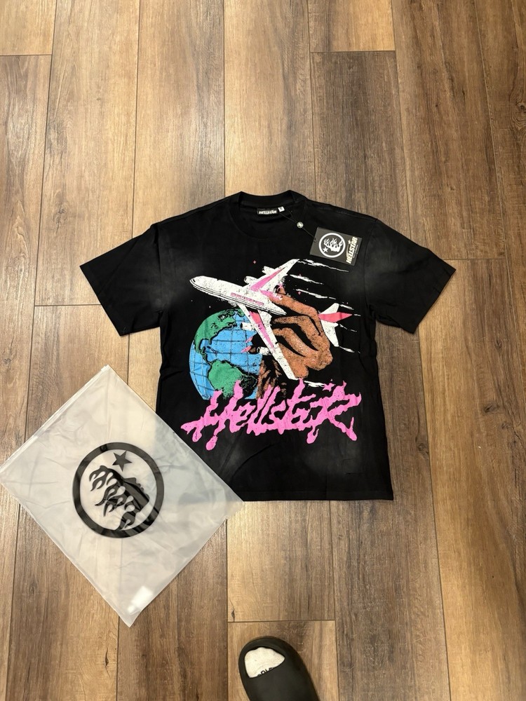 HELLSTAR Worldwide Tour 2024 Men’s Graphic Logo Designer - Short Sleeve -Size M