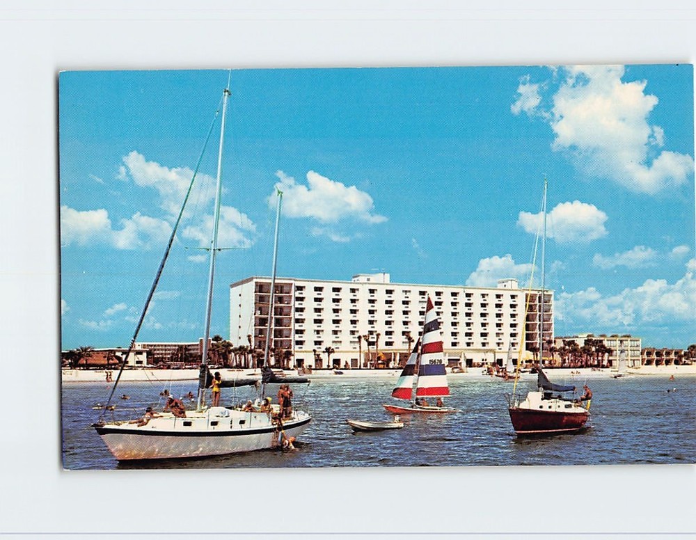 Postcard Breckenridge Resort Beach Club St. Petersburg Florida USA