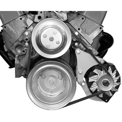 Alan Grove 214L Low Mount Driver Side Bracket Kit Natural Steel LWP Performance