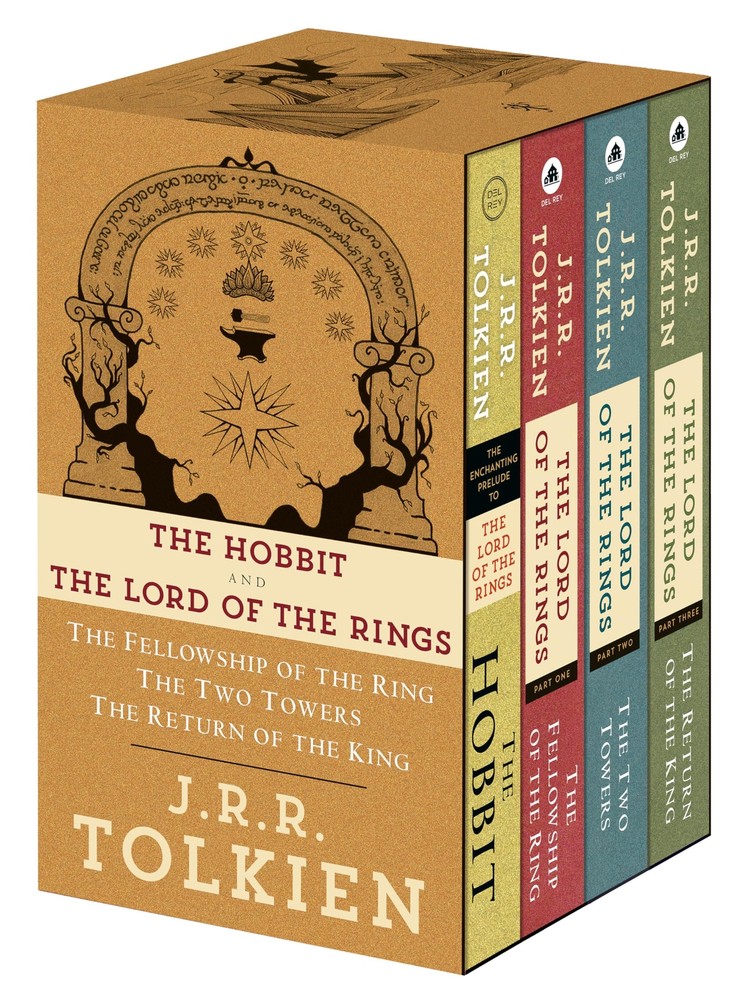 J.R.R. Tolkien 4-Book Boxed Set The Hobbit and The Lord of the Rings