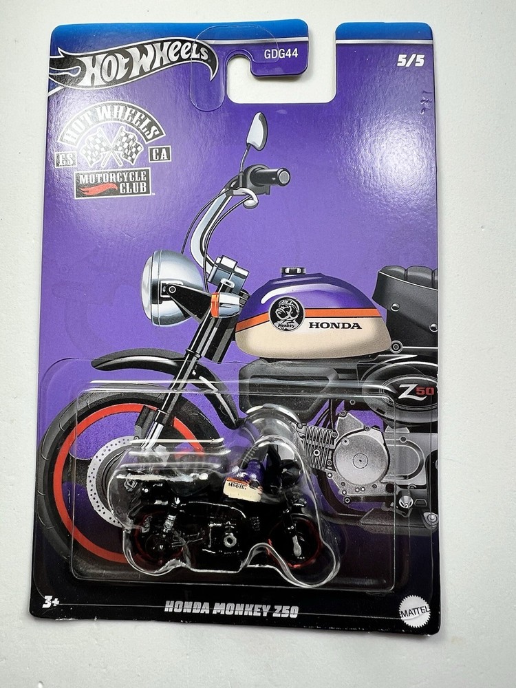 2024 Hot Wheels Motorcycle Club 'Honda Monkey Z50 GDG44