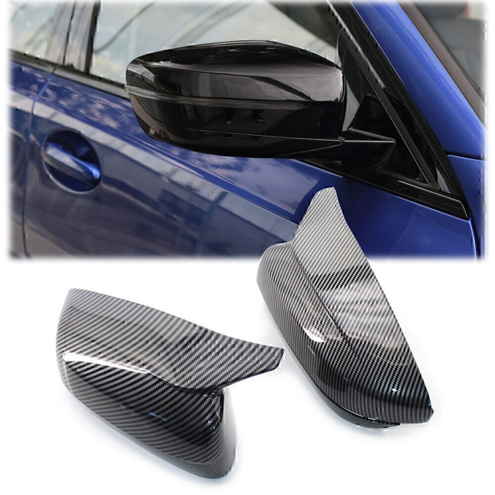 Carbon M Style Rearview Side Mirror Cover for BMW 3 Series G20 G30 2017-2021