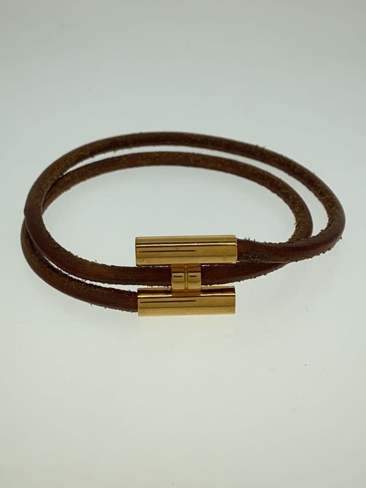 Hermes Turni Brown Leather Bracelet for Women Ref 3207