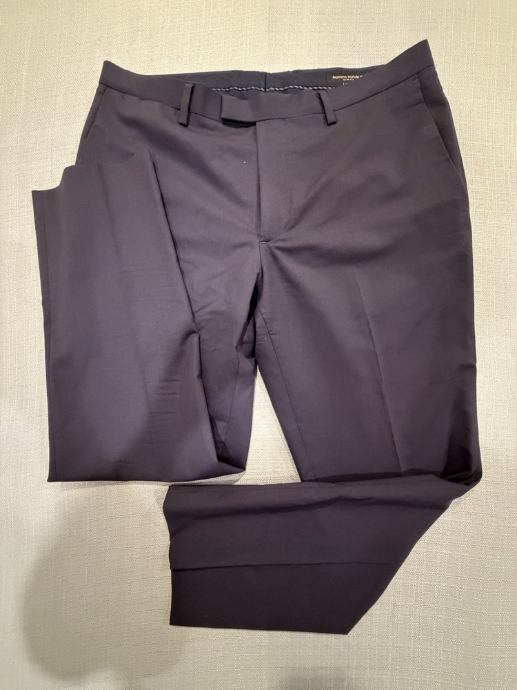Banana Republic Slim Fit Navy Wool Blend Dress Pants Men’s 32x30 Straight Leg