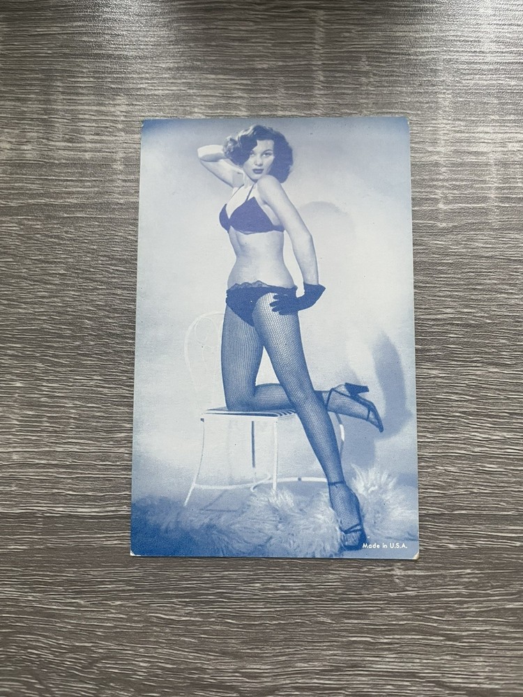 1940s PinUp Girl Risqué Arcade Exhibit Card
