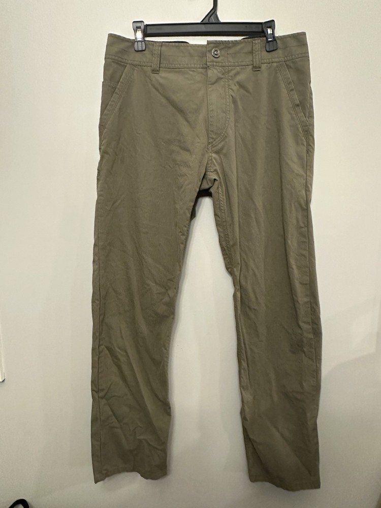 Kuhl Slav Green Olive Straight Leg Hiking Pants Size 34 X 32