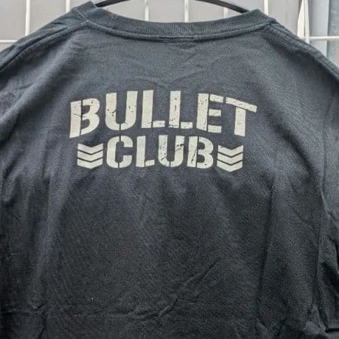 NJPW Bullet Club ROGUE GENERAL T-Shirt XL Black Pro Wrestling Logo
