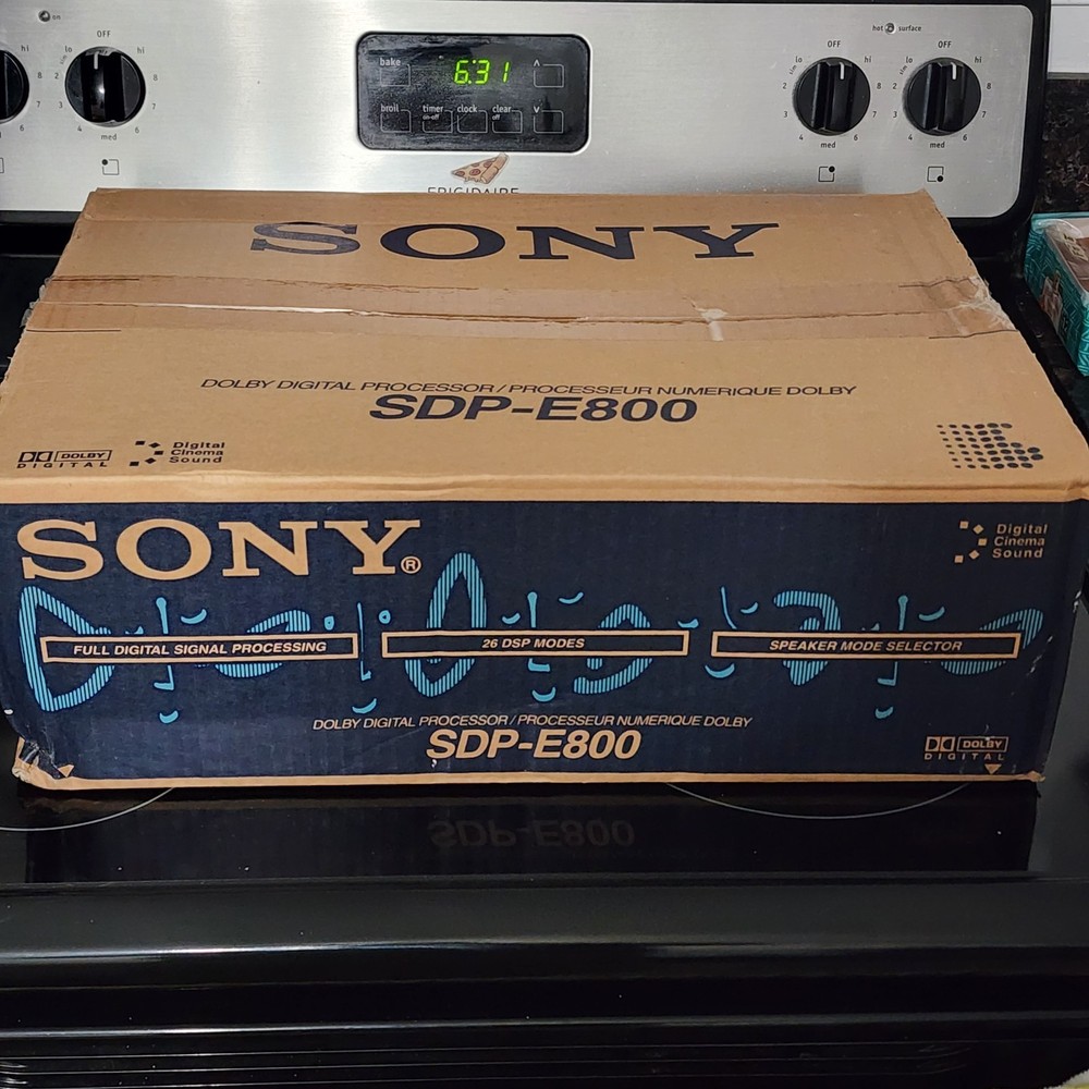 Sony SDP-E800 5.1 Surround Processor & LaserDisc AC-3RF New In Open Box