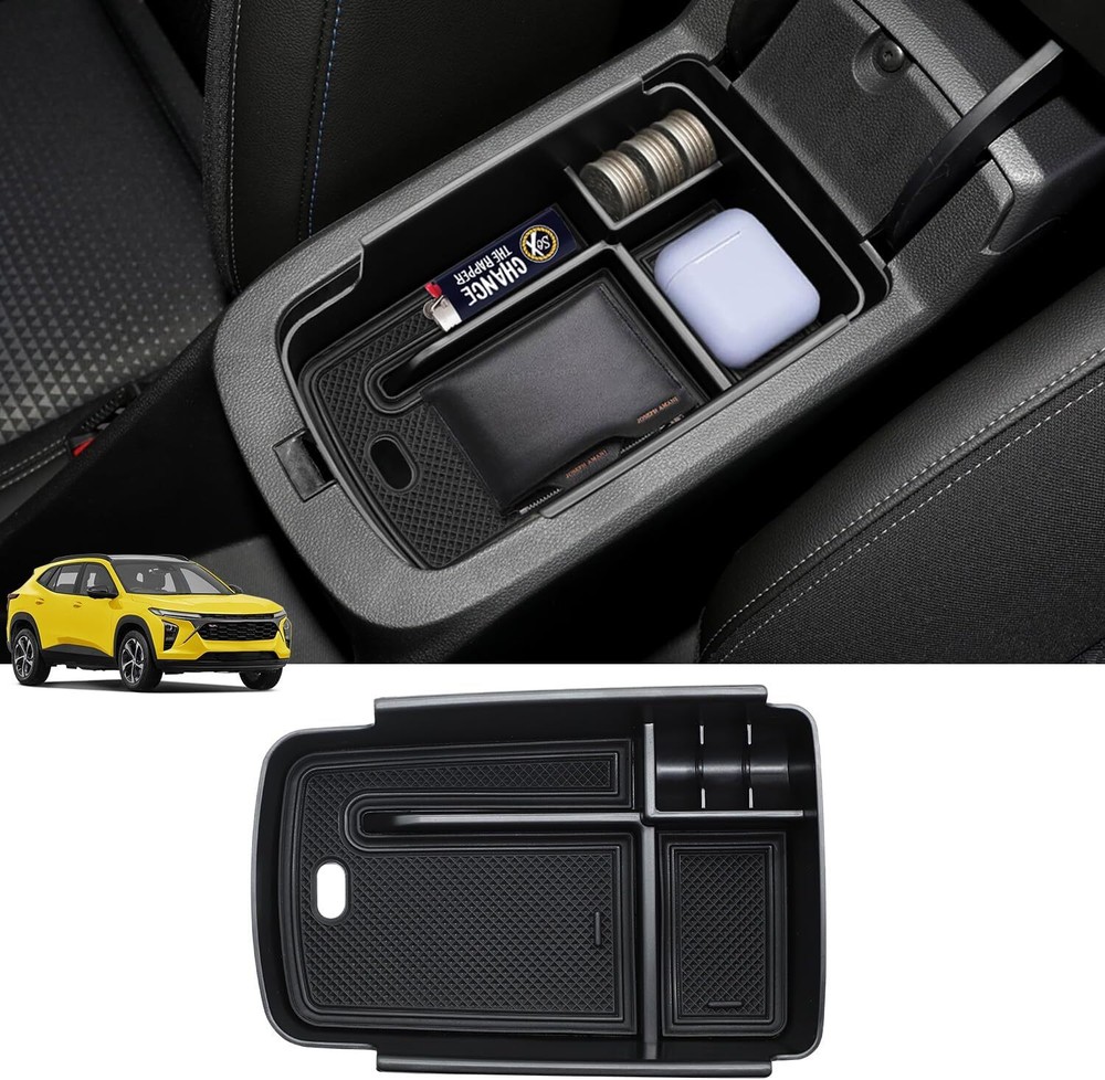 For 2024-2025 Chevy Trax Car Center Console Armrest Storage Box Accessories
