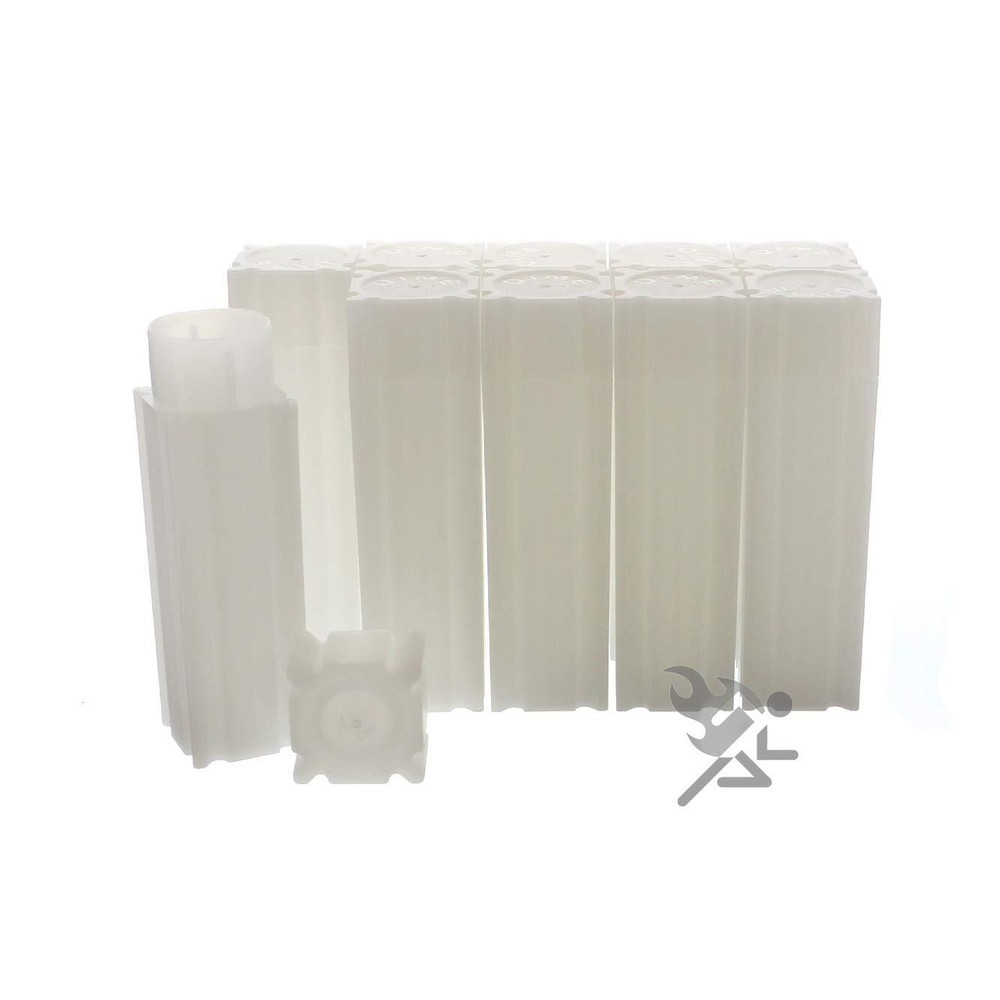 1 X Square Dime Coin Tube(Qty=10 Tubes) by CoinSafe