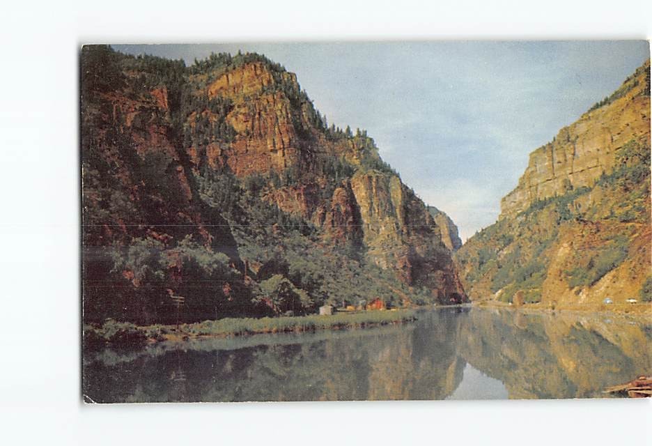 Postcard Glenwood Canyon Colorado USA