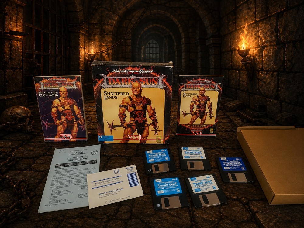 Big Box Dark Sun - Shattered Lands - CIB - Advanced Dungeons and Dragons  BONUS