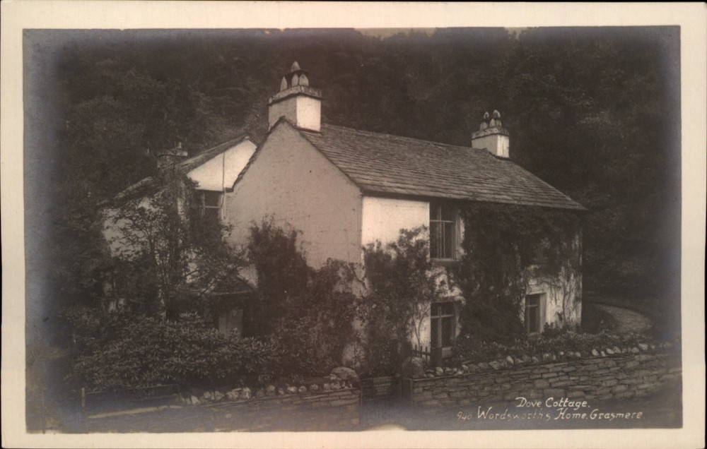 RPPC Dove Cottage Grasmere Cumbria England vintage postcard v902