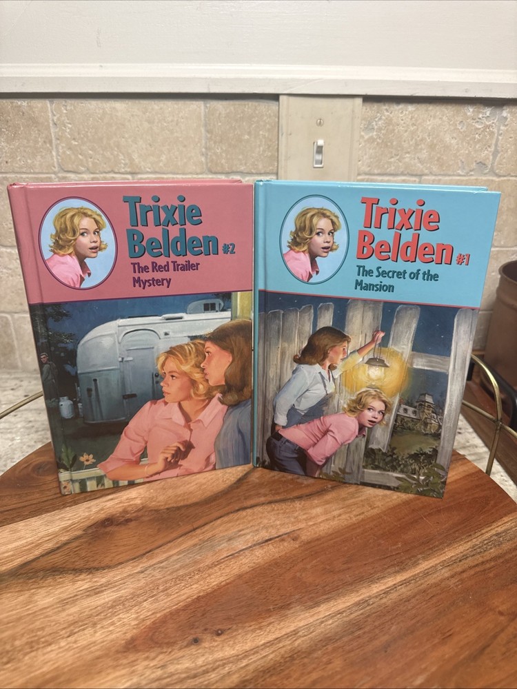 Lot Of 2 Trixie Belden: The Secret of the Mansion & Red Trailer Mystery
