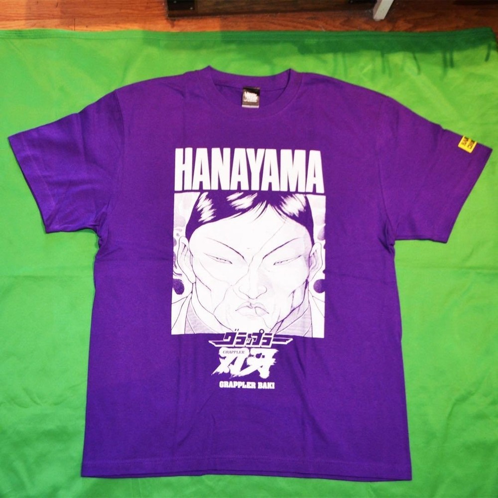 Hardcore Chocolate Baki the Grappler Hanayama Short Sleeve T-shirt L (US M) NEW