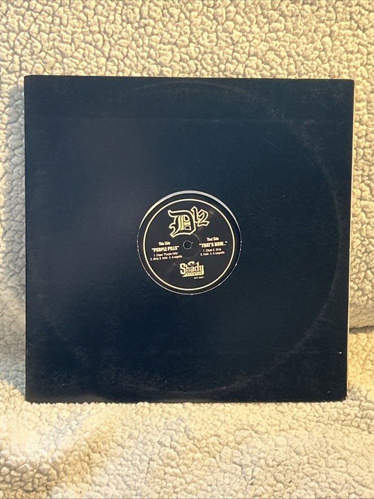 D12 - Purple Pills / That’s How 12” Vinyl Shady Records 2001 Eminem Rare Promo