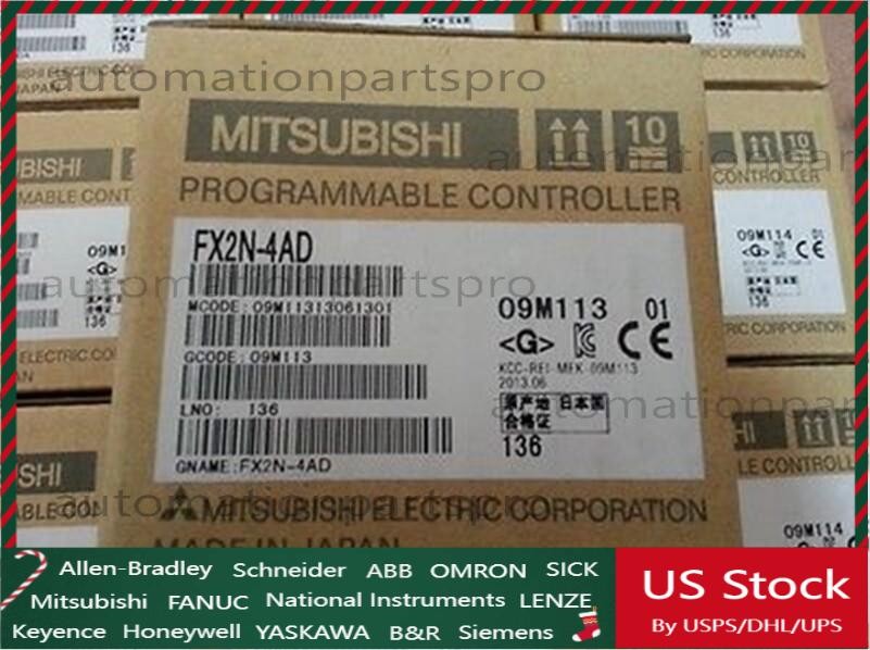 New 1Pcs FX2N-4AD Mitsubishi Extended Plc Plc Module oy