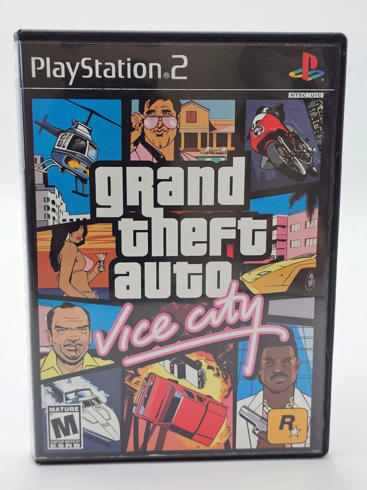 Sony Playstation 2 PS2 Grand Theft Auto Vice City CIB Cleaned & Tested