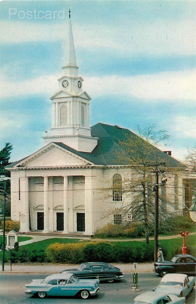 CT, Manchester, Connecticut, Center Congregational Church, Dexter Press 11390-B