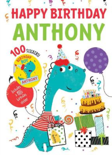 Hazel Quintanilla Happy Birthday Anthony (Hardback) Happy BirthdayAnother great item from Rarewaves USA | Free delivery!