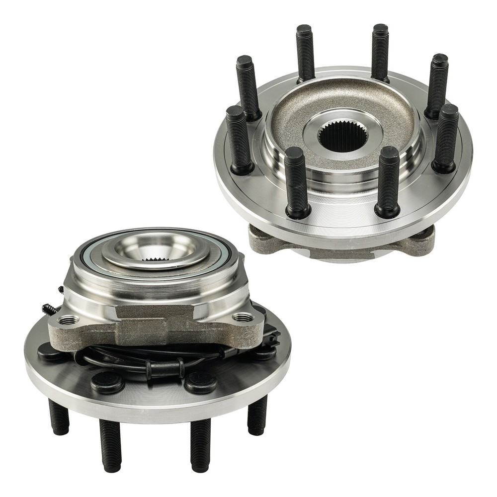 Dodge Ram 2500 3500 4WD Front Wheel Bearing Hubs 2009-2011 ABS Compatible