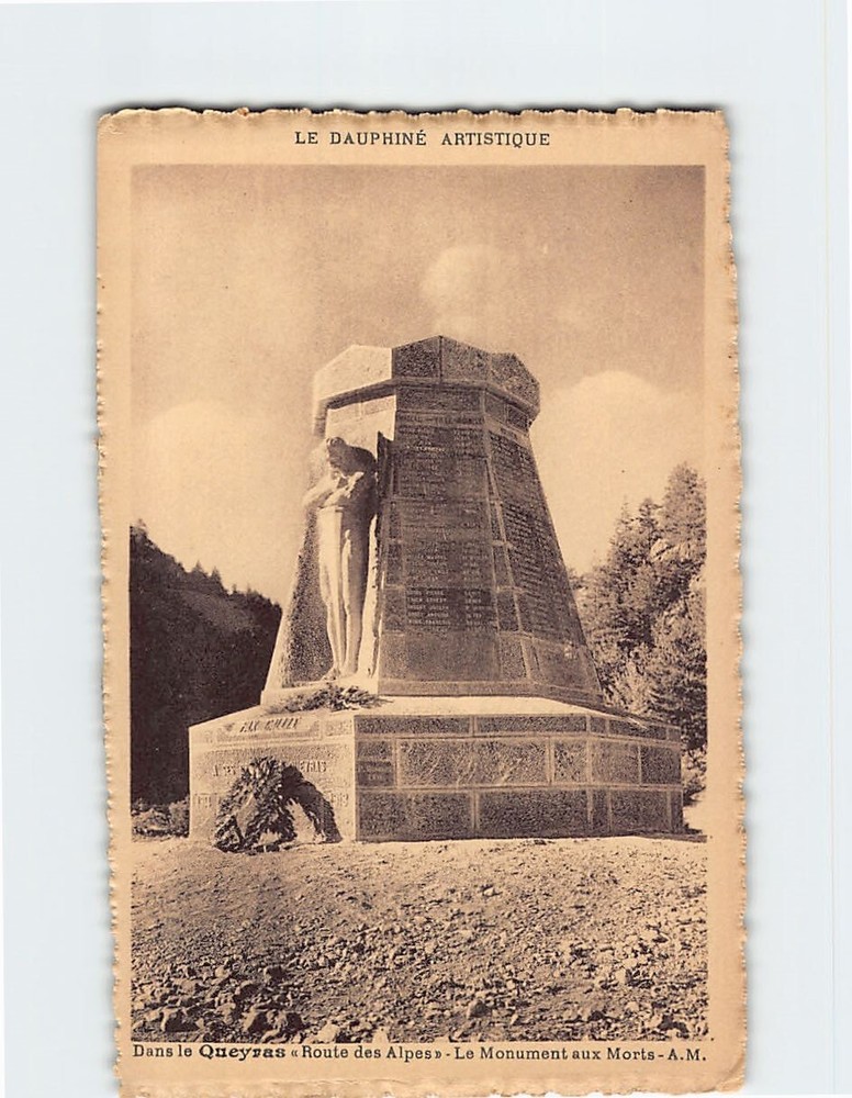 Postcard Monuments aux Morts French Hautes-Alpes France