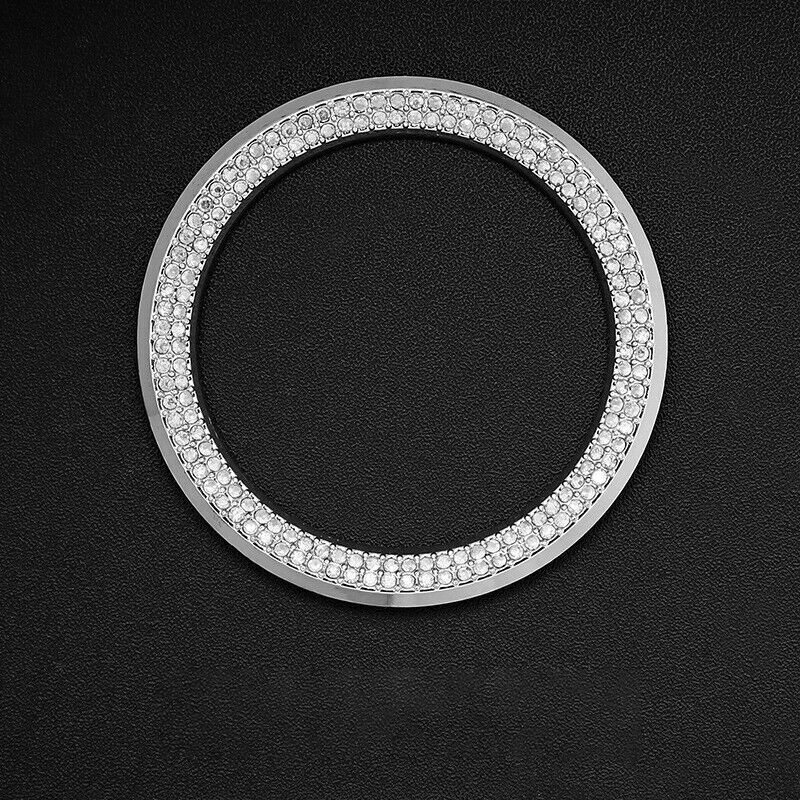 BMW Steering Wheel Emblem Trim Diamond Studded Sticker Decal  