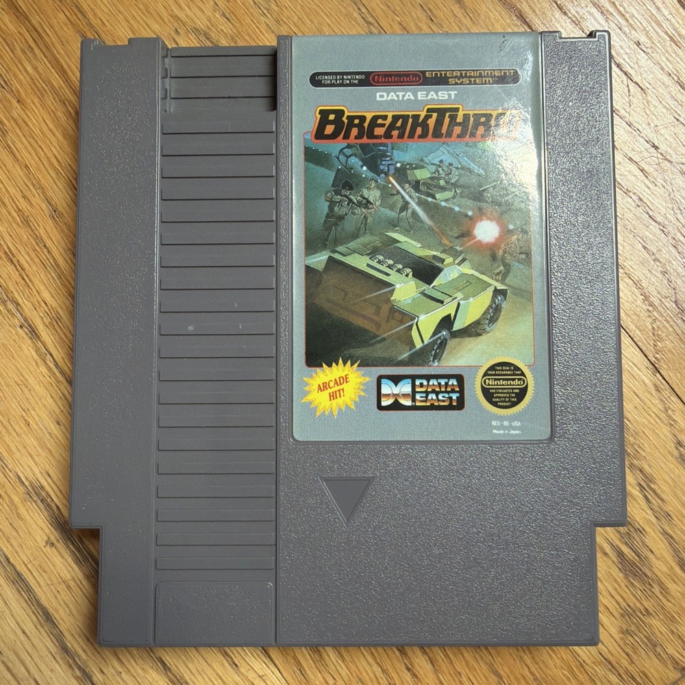 BreakThru (Nintendo NES) Game Cartridge Only Pre-owned Untested As Is.