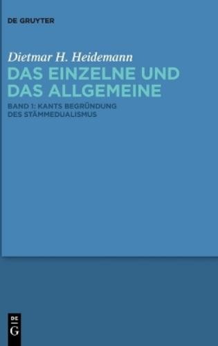 Dietmar H Heidemann Kants Begründung des Stämmedualismus (Hardback)